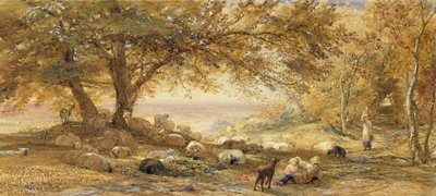 Schattige Ruhe von Samuel Palmer